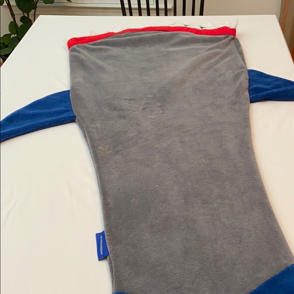 Blankie Tails Shark Blanket Kids Novelty Comfy Lounge Blanket Bag - Picture 13 of 13